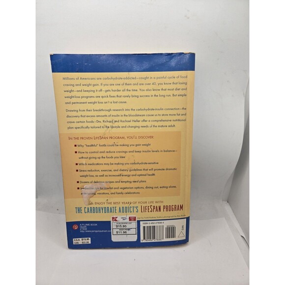 The Carbohydrate Addict's Lifespan Program: Personalized Plan for bcmg Slim... - Picture 3 of 3